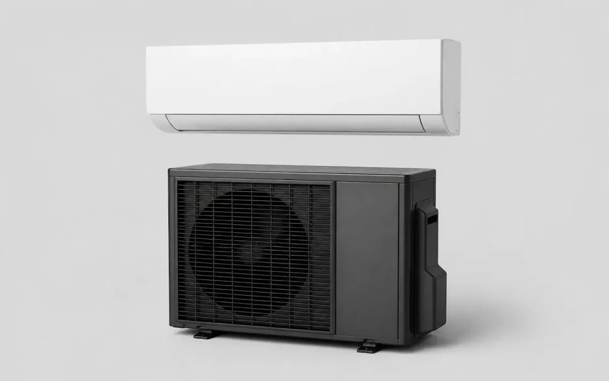Aperçu du produit de climatisation avec unités intérieures et extérieures