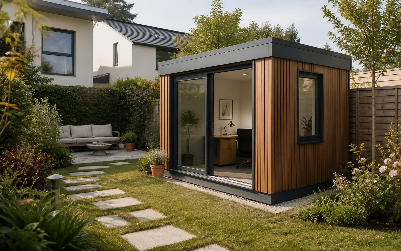 Vue 3D d’un produit configurable (pièce de jardin) pour illustrer Royaume-Uni : configurateurs de pièces de jardin, logiciel sur mesure et déploiement.